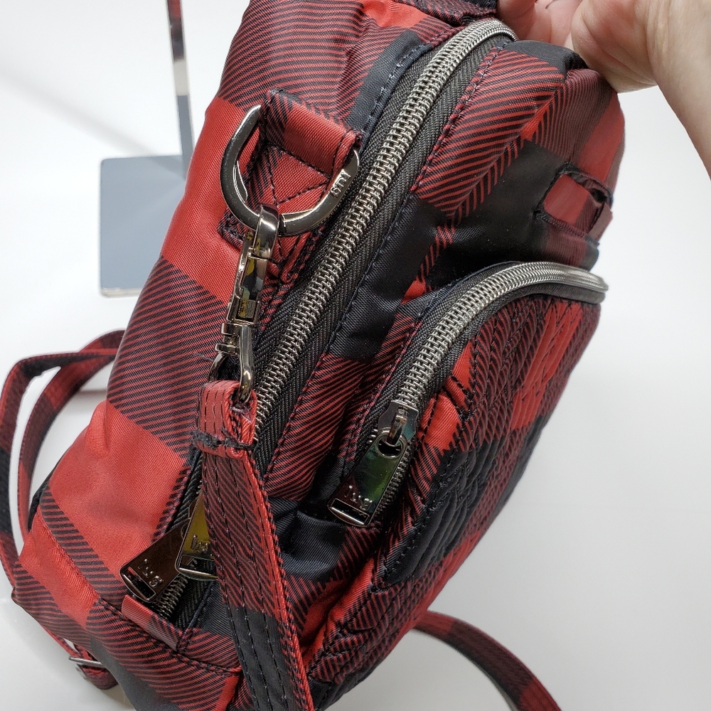 Lug Red and Black Crossbody Bag - Picture 5 of 7